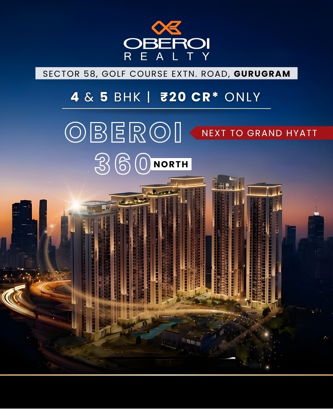 Oberoi Realty Three Sixty [360] North
